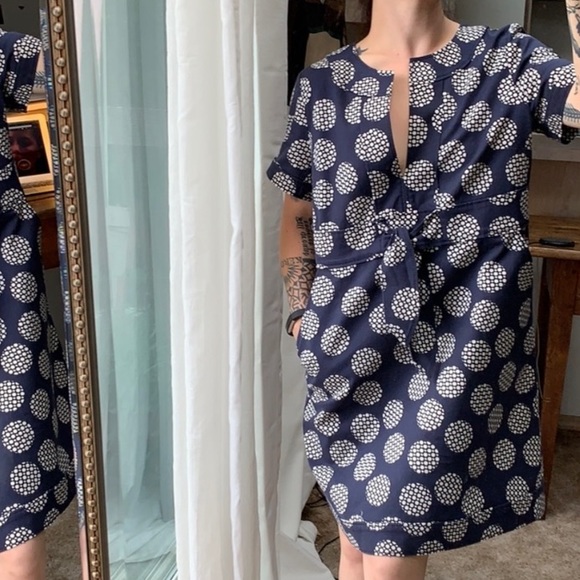 Valentino Dresses & Skirts - {HP⭐️} RED Valentino Cotton Dot Print Short Shift